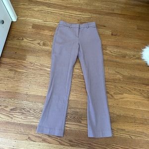Express purple plaid trousers